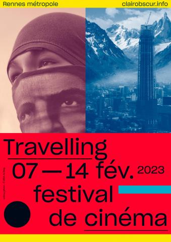 Affiche du festival de cinéma rennais Travelling