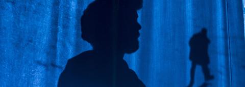 Silouette de deux personnes