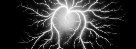 Photographie d'un cœur en argentique