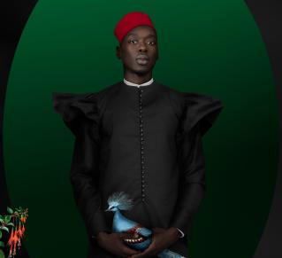 Autoportrait du photographe Omar Victor Diop