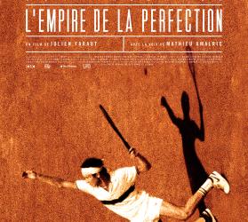 Affiche du film avec McEnroe sur un cours de tennis