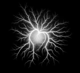 Photographie d'un cœur en argentique