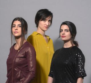 Les trois musiciennes de l'Ensemble Chakâm
