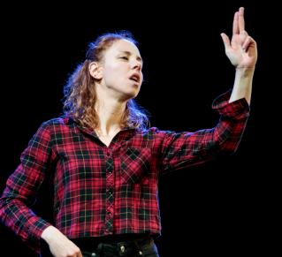 Célia Chauviere sur scène