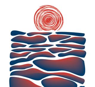 Visuel de la couverture de l'agenda culturel 2024, une création graphique de Benoît Gaudin