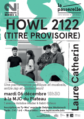 Affiche Howl avec acteurs et réalisatrice