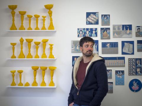 Portrait de Thomas Tudoux par Céline Bineteau. 