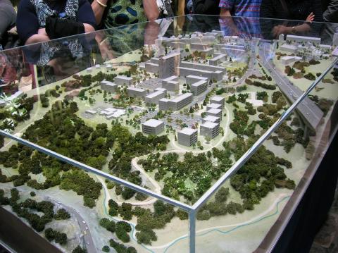 Maquette Quartier de l'Europe - St-Brieuc