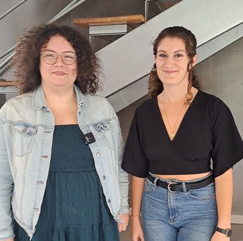 Thaïs Levard et Lucie Garnier (les deux co-directrices de l'association FTR2