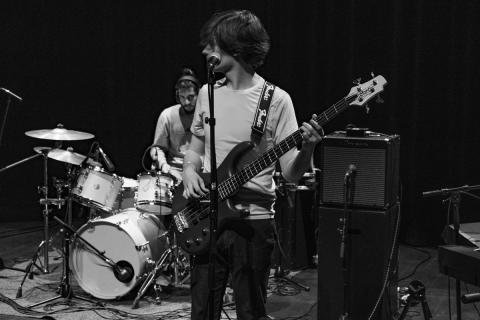 Photos prises lors de la résidence d’Egone Line au Tambour, Université Rennes 2