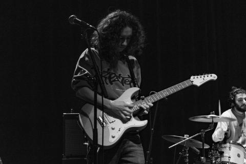 Photos prises lors de la résidence d’Egone Line au Tambour, Université Rennes 2